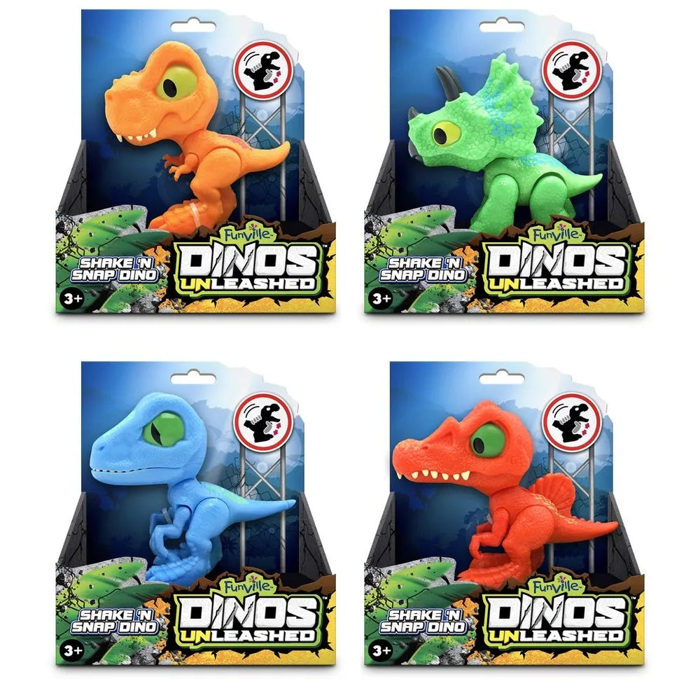 Funville Chomping Dinos 4 Assorted