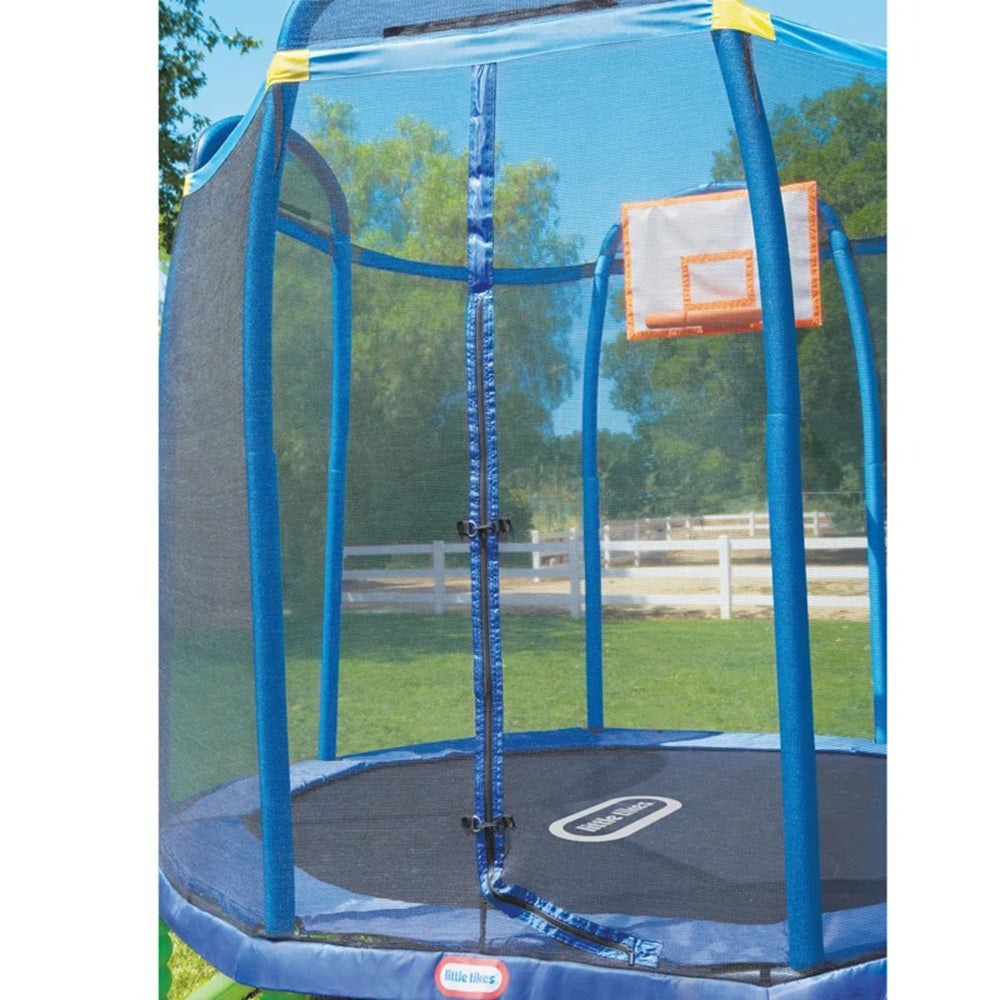 Little Tikes - 10ft Sports Trampoline With Basket Ball Hoop