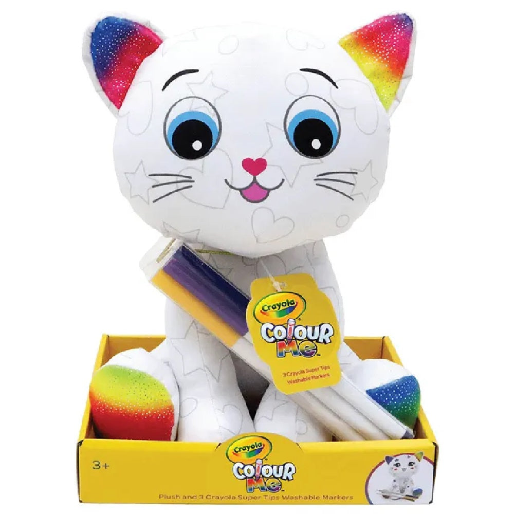 Crayola Colour Me Plush Cat (DDI-PLY03021864)