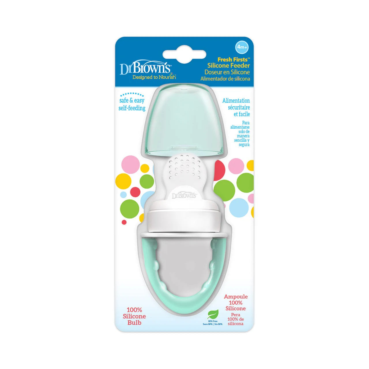 Dr Brown's Silicone Feeder - Mint