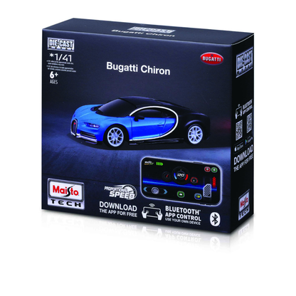 Maisto 1:41 Mini Metal R/C BT Car - Bugatti Chiron 20-23012 (82650B)