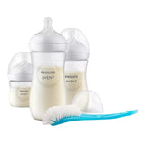 Philips Avent Natural 3.0 Feeding Newborn Gift Set With 3 Bottles And Brush - White