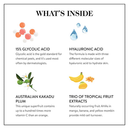 Goop Goopglow 15% Glycolic Acid Overnight Glow Peel 4 Pack