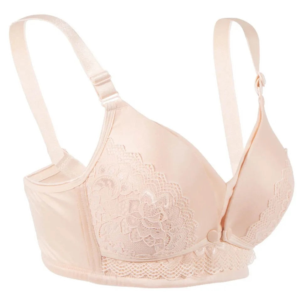 Okus - Full Cup Maternity & Nursing Bra - Beige - X-Large