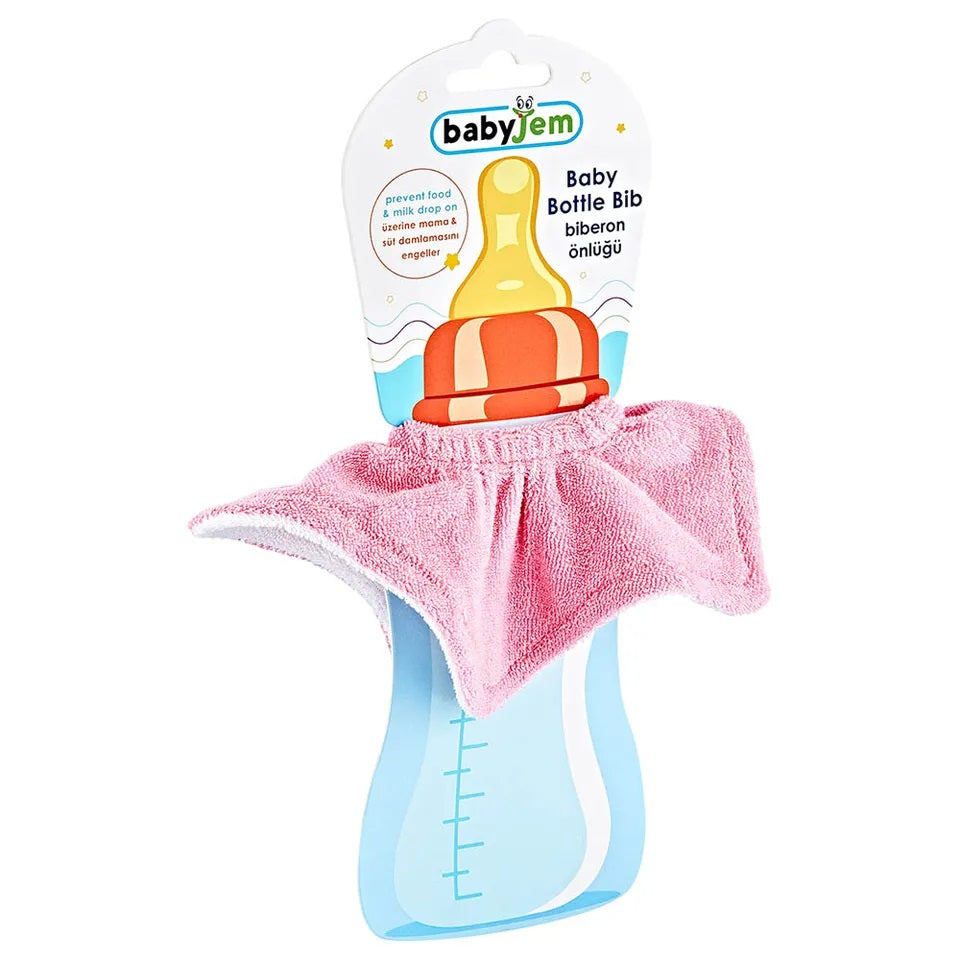 Babyjem - Baby Bottle Bib - Pink