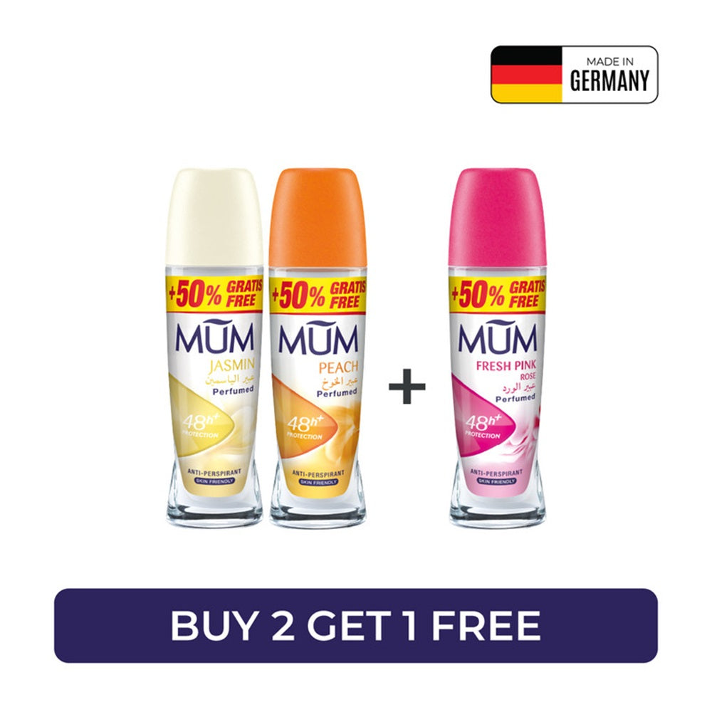 Mum Deodorant Roll on - B2G1 - 75ml - Women