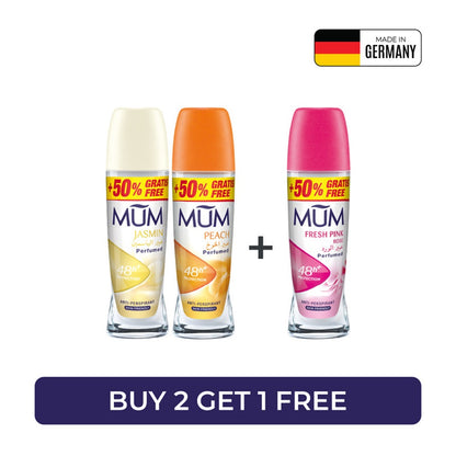 Mum Deodorant Roll on - B2G1 - 75ml - Women