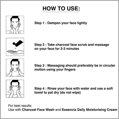 THE MAN COMPANY Charcoal And Eucalyptus Face Scrub 100g