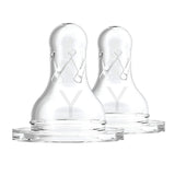 Dr. Brown's Silicone Narrow Options Nipple White - Pack of 2