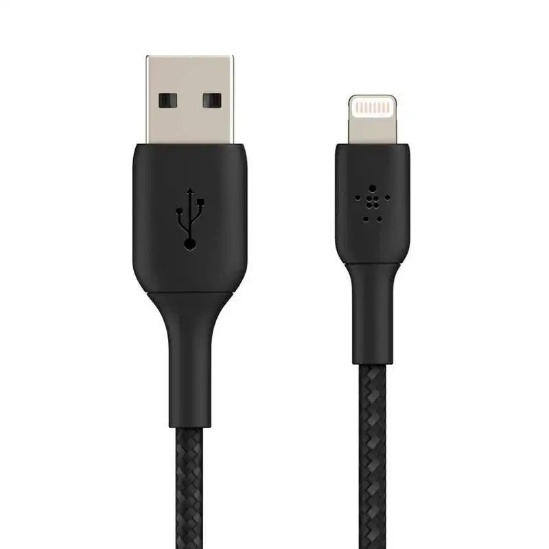 BOOST CHARGE Braided Lightning to USB-A Cable 1m