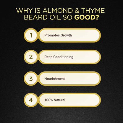 THE MAN COMPANY Beard Growth Pair- Derma Roller + Almond Beard Oil