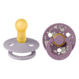 Bibs - Liberty Capel Latex Pacifier S2 - 6M+ - 2pcs - Fossil Grey Mix