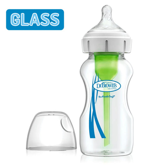 Dr. Brown's Glass Wide Neck Options+ Baby Bottle 270ml