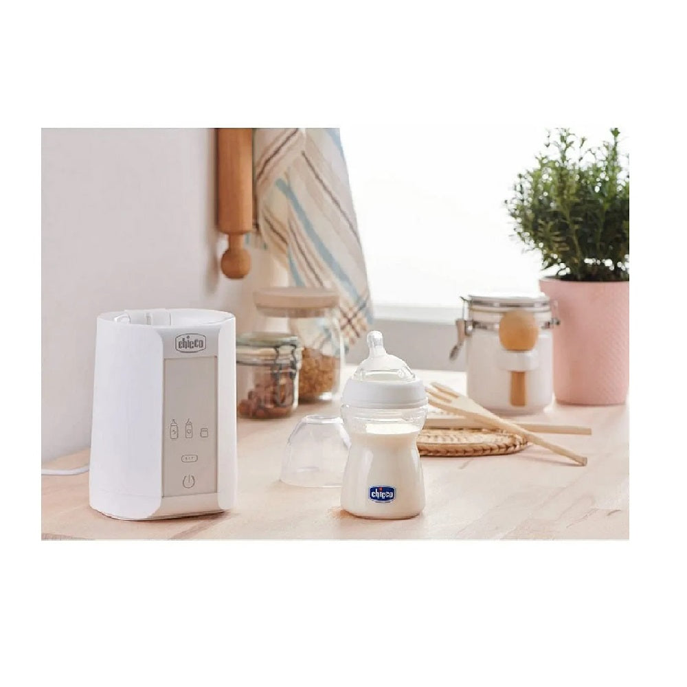Chicco Home Bottle Warmer with Audible Alarm, 3-in-1 Milk and Baby Food Heating