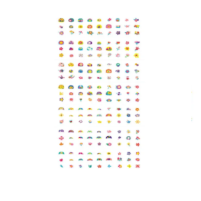 ملصقات أظافر ووشوم أفينير - زهور