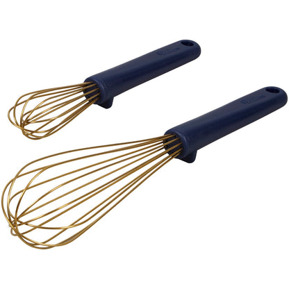 Wilton Kitchen Utensils Mix & Measure, Navy Blue and Gold, Set of 10