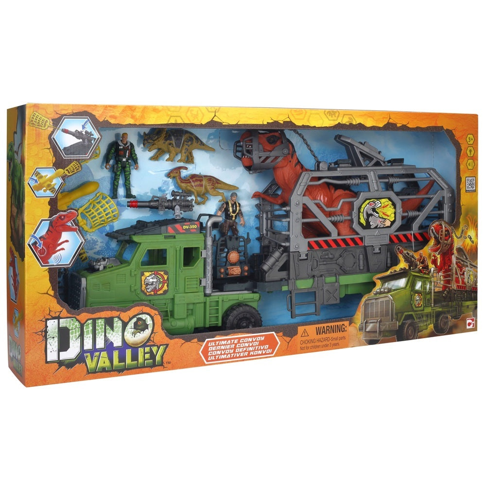 Dino Valley Light & Sounds Ultimate Convoy Playset