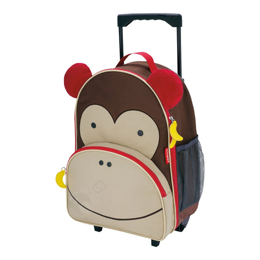 Skip Hop - Zoo Kids Rolling Luggage - Monkey