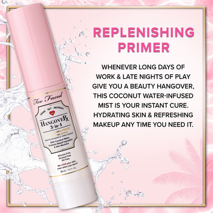 Too Faced Travel Hangover 3-in-1 Replenishing Primer & Setting Spray 30ml