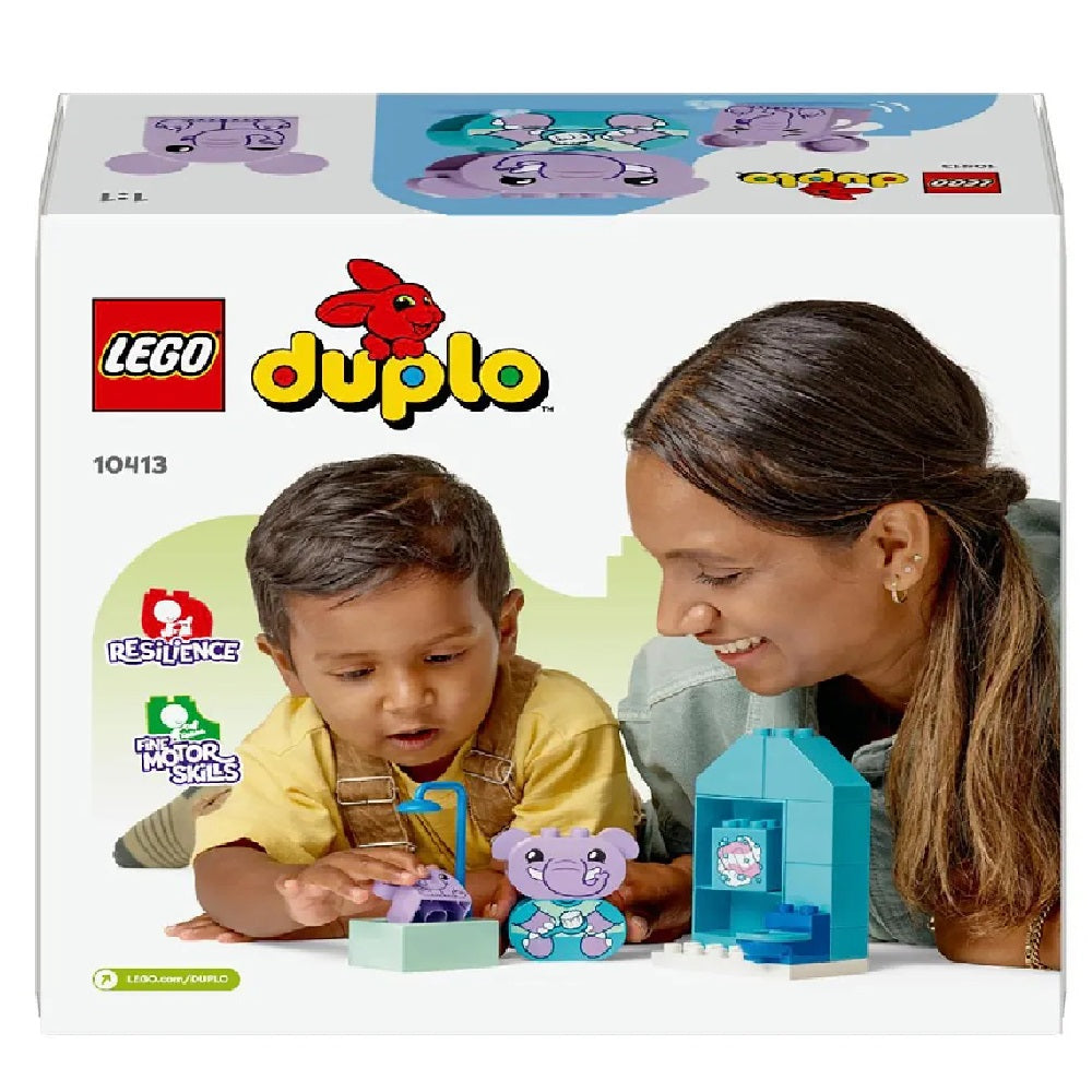 LEGO DUPLO My First Daily Routine: Bath Time Set 10413 - Educational Toy for Toddlers, 15pcs