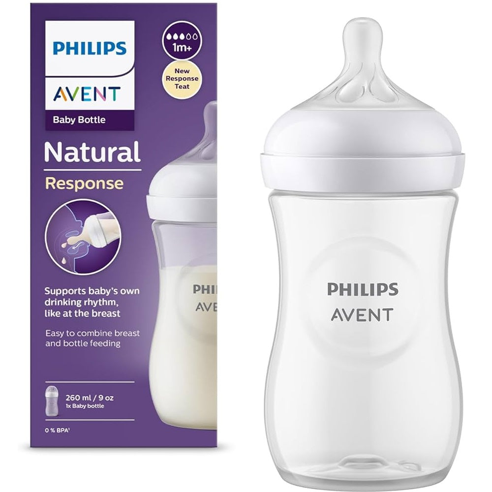 Philips Avent Natural 3.0 Feeding Bottle 260ml - White