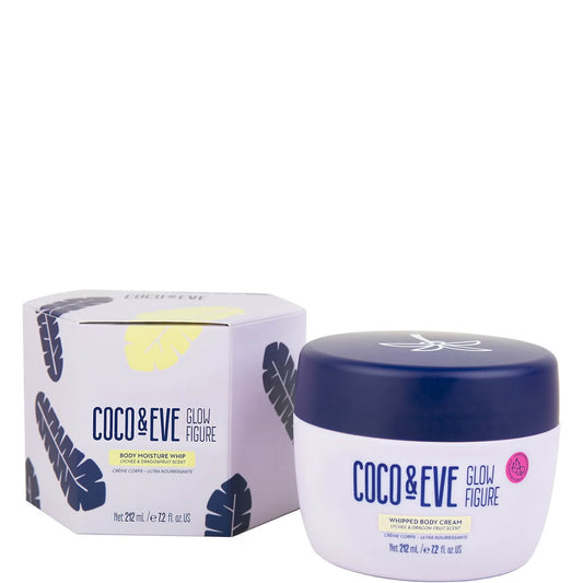 Coco & Eve Glow Figure Whipped Body Cream Lychee and Dragon Fruit Scent 212ml