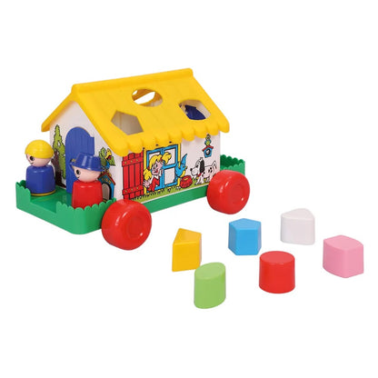 Polesie - Shape And Sort House - Assorted