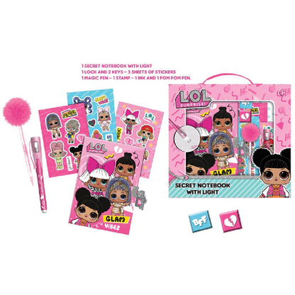 LOL Surprise Secret Notebook with Light