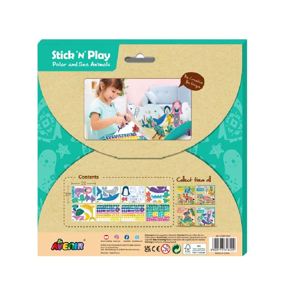 Avenir Stick 'N' Play - Polar & Sea Animals