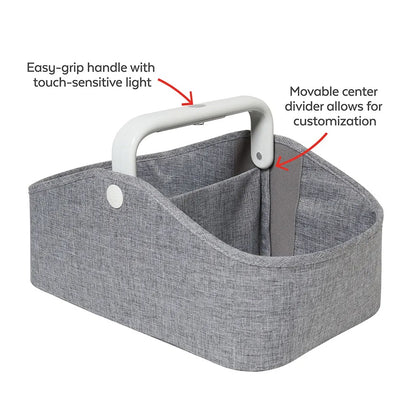 Skip Hop - Light Up Diaper Caddy - Grey