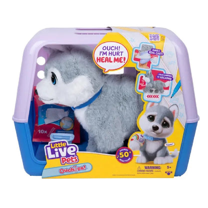 Little live pets Ouchies Deluxe Single pk Aspen Husky