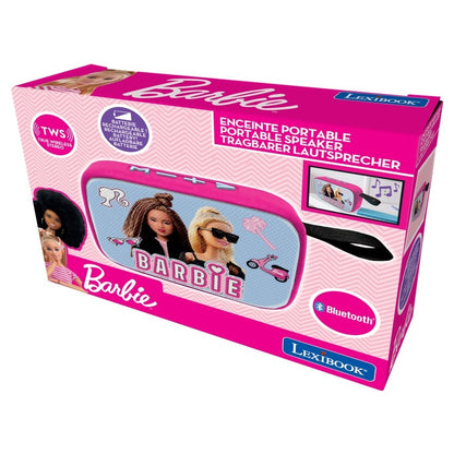Lexibook - Barbie Bluetooth Portable Speaker With Fabric Finish
