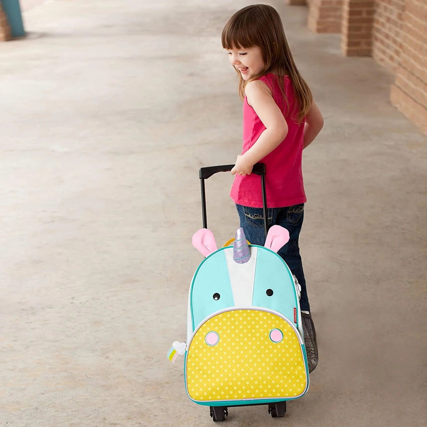 Skip Hop - Zoo Kids Rolling Luggage - Unicorn