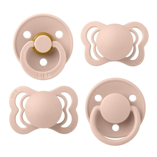 Bibs - Try-It Collection Pacifier Box S1 - Pack of 4 - Blush