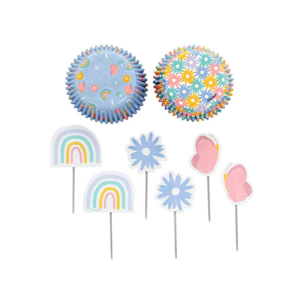 Wilton Spring Cupcake Decorating Kit, Set of 72