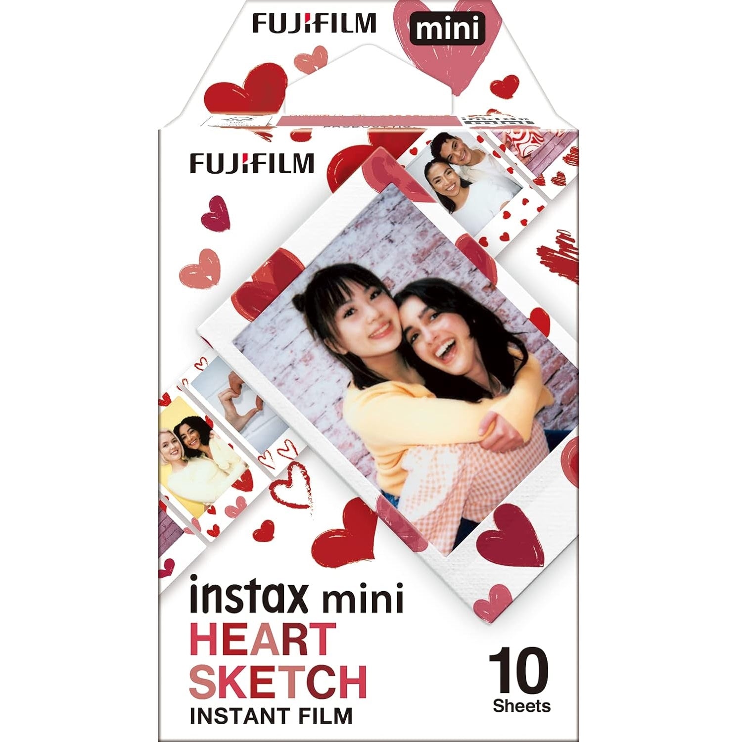 Fujifilm Heart Sketch 10 Sheet