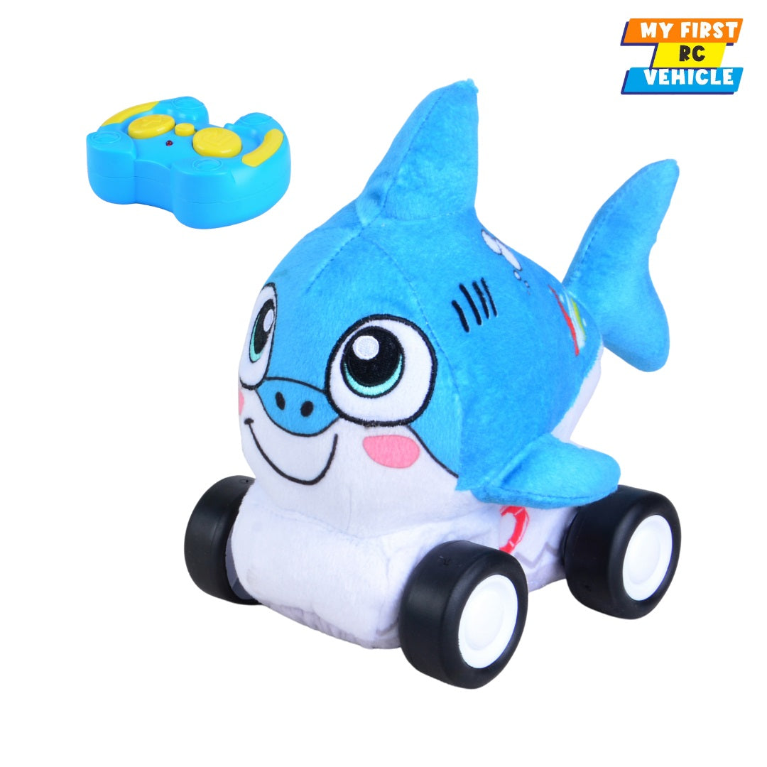 Qilun Toys Shark Plush Car for Kids 2.4G R/C