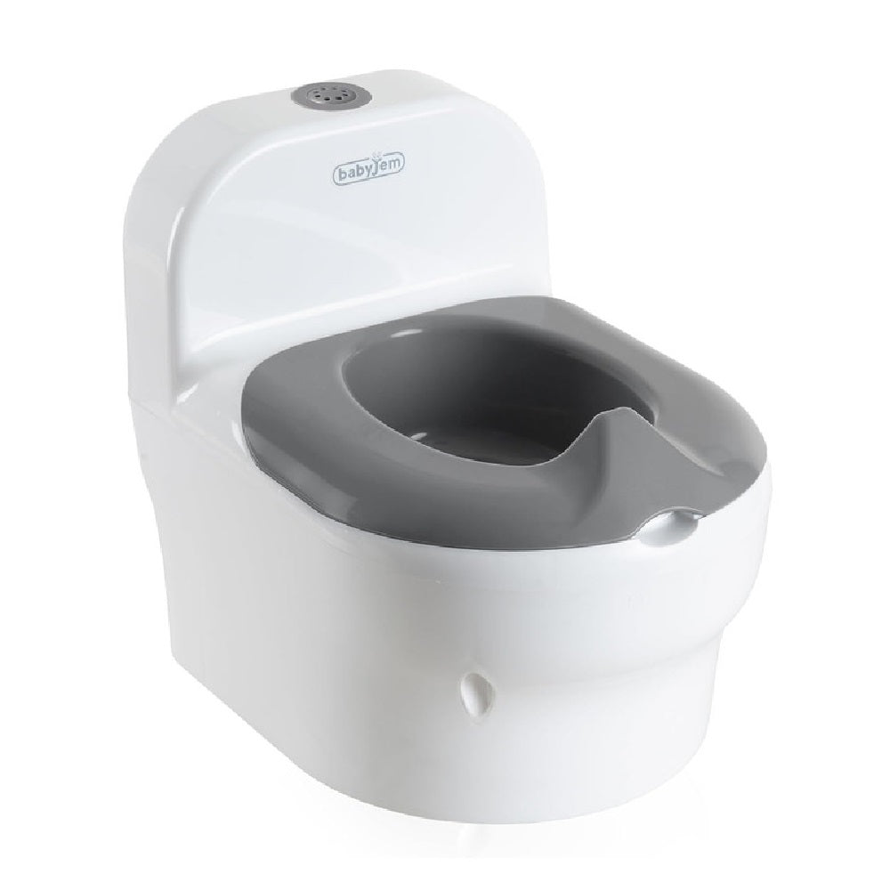 Babyjem Potty Training with Flush Sound, White