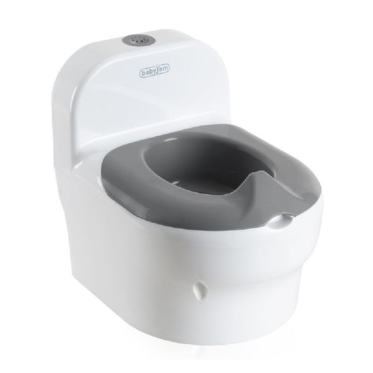 Babyjem Potty Training with Flush Sound, White