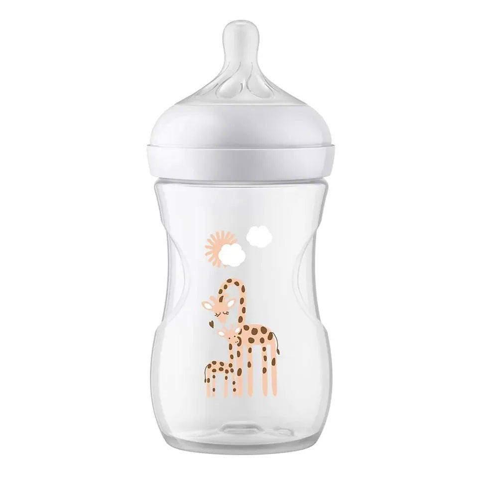 Philips Avent - Natural 3.0 Feeding Bottle - Giraffe - 260 ml