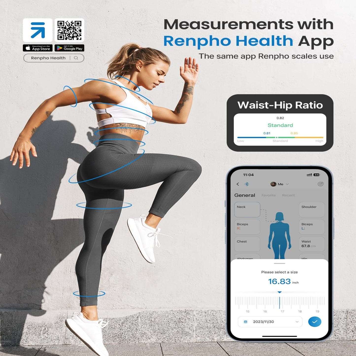 Renpho Smart Body Measuring Tapes