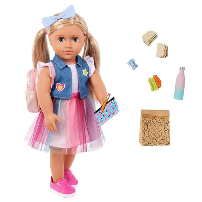 Our Generation - Evie Activity Elementary School Doll W/Accessories