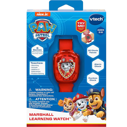 Vtech Paw Petrol Marshall Learning Watch, Red