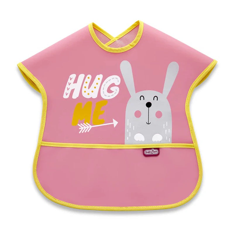 Babyjem Poly Large Bib - Pink