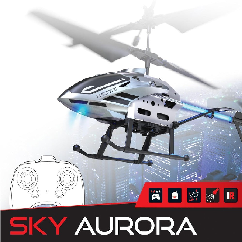 Silverlit Flybotic Sky Aurora Helicopter – Flitit - Online Store