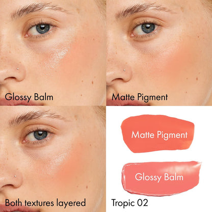 SIMIHAZEBEAUTY Solar Tint Blush Duo 5g - Tropic