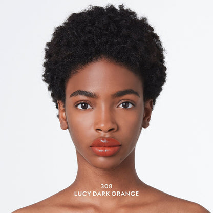 Gucci Rouge De Beauté Brillant Lipstick, 1.8g - 308 Lucy Dark Orange