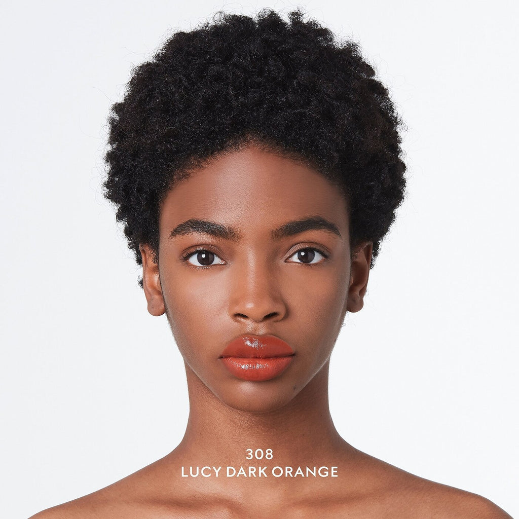 Gucci Rouge De Beauté Brillant Lipstick, 1.8g - 308 Lucy Dark Orange