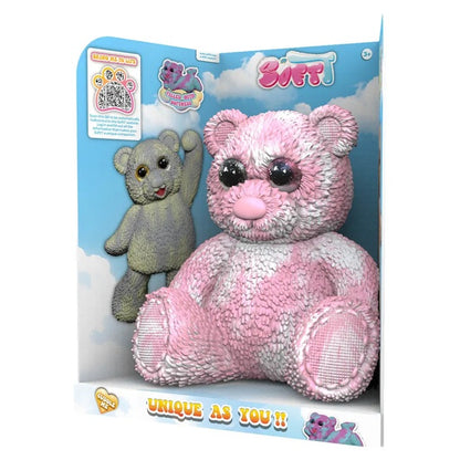 Soft T - Open Display Box Packing Bear Toy - Pink - 28 cm