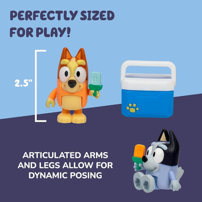 Bluey S13 Let’s Play Chef – Ice Blocks Bingo & Socks (Figure 2-Pack)